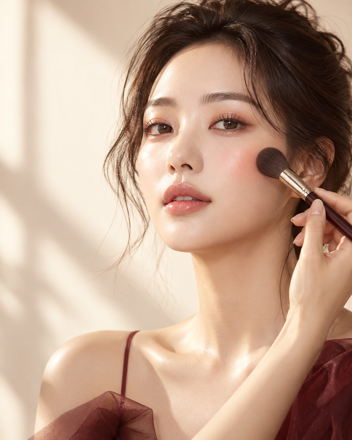 자연스러운 메이크업을 연출하는 뷰티 화보